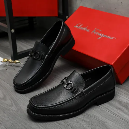 Salvatore Ferragamo Leather Shoes For Men #1416538 $96.00 USD, Wholesale Replica Salvatore Ferragamo Leather Shoes