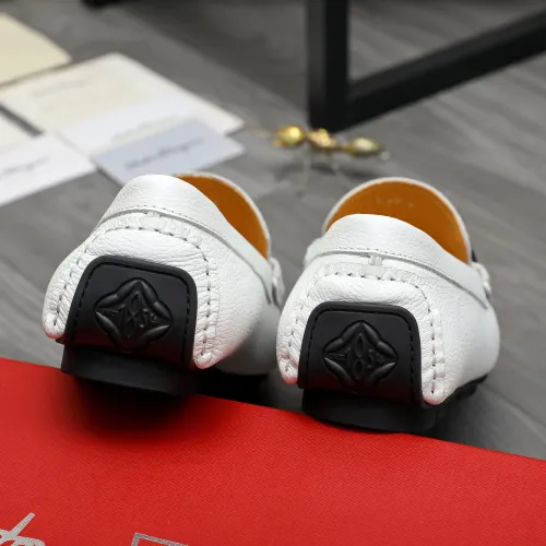 Replica Salvatore Ferragamo Leather Shoes For Men #1416548 $76.00 USD for Wholesale