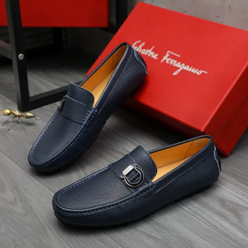 Salvatore Ferragamo Leather Shoes For Men #1416549 $76.00 USD, Wholesale Replica Salvatore Ferragamo Leather Shoes