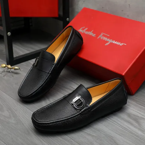 Salvatore Ferragamo Leather Shoes For Men #1416550 $76.00 USD, Wholesale Replica Salvatore Ferragamo Leather Shoes