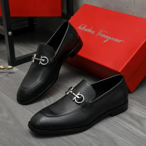 Salvatore Ferragamo Leather Shoes For Men #1416562 $88.00 USD, Wholesale Replica Salvatore Ferragamo Leather Shoes