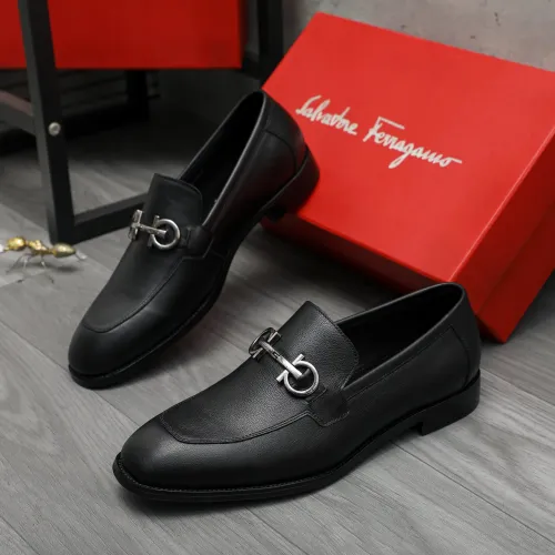 Salvatore Ferragamo Leather Shoes For Men #1416563 $88.00 USD, Wholesale Replica Salvatore Ferragamo Leather Shoes