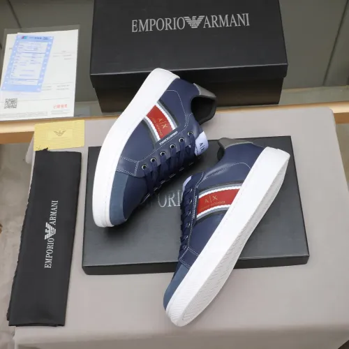 Replica Armani Casual Shoes For Men #1416629 $80.00 USD for Wholesale