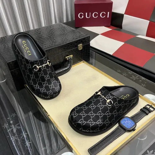 Replica Gucci Slippers For Men #1416708 $85.00 USD for Wholesale