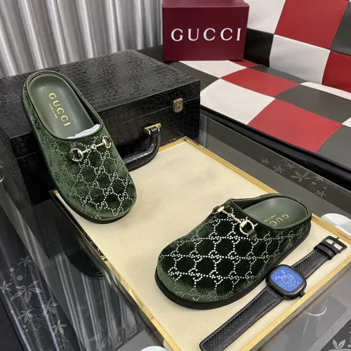 Replica Gucci Slippers For Men #1416715 $88.00 USD for Wholesale