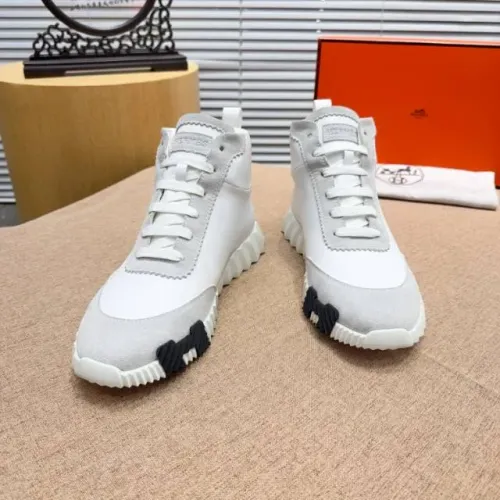 Replica Hermes High Tops Shoes For Men #1416997 $80.00 USD for Wholesale