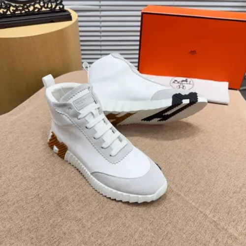 Replica Hermes High Tops Shoes For Men #1416997 $80.00 USD for Wholesale