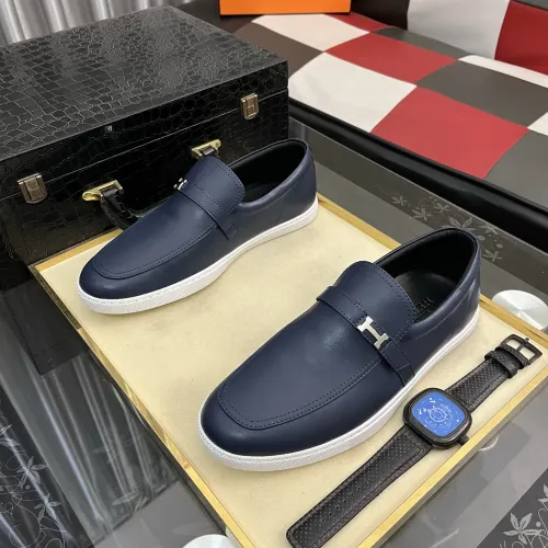 Replica Hermes Casual Shoes For Men #1417020 $82.00 USD for Wholesale