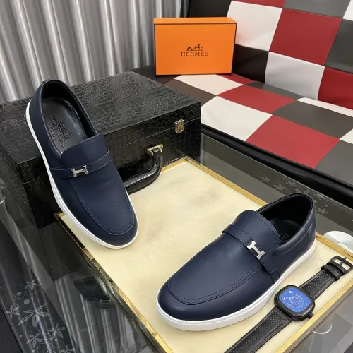 Replica Hermes Casual Shoes For Men #1417020 $82.00 USD for Wholesale