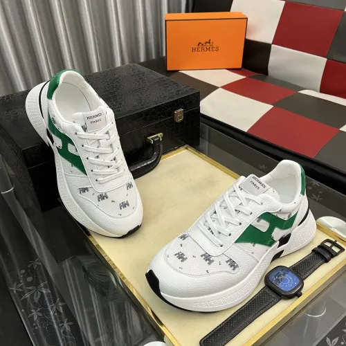 Replica Hermes Casual Shoes For Men #1417030 $98.00 USD for Wholesale