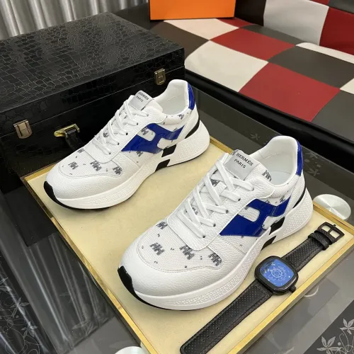 Replica Hermes Casual Shoes For Men #1417033 $98.00 USD for Wholesale