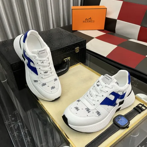 Replica Hermes Casual Shoes For Men #1417033 $98.00 USD for Wholesale
