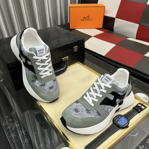 Replica Hermes Casual Shoes For Men #1417039 $98.00 USD for Wholesale