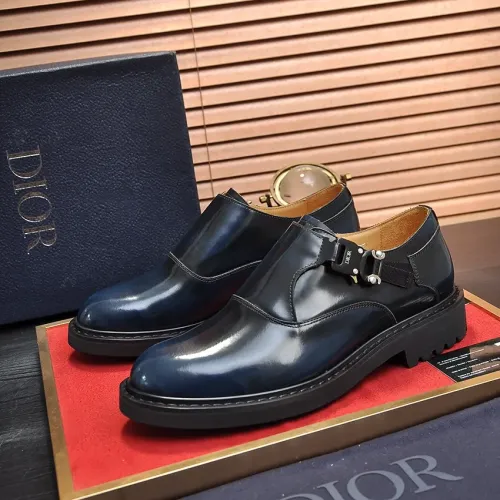 Christian Dior Leather Shoes For Men #1417127 $105.00 USD, Wholesale Replica Christian Dior Leather Shoes