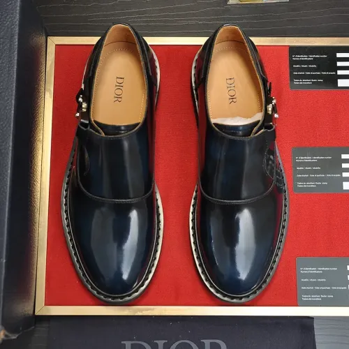 Replica Christian Dior Leather Shoes For Men #1417127 $105.00 USD for Wholesale
