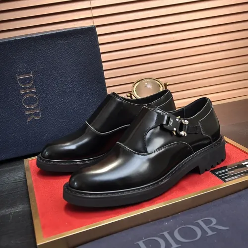 Christian Dior Leather Shoes For Men #1417128 $105.00 USD, Wholesale Replica Christian Dior Leather Shoes