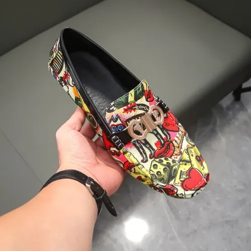 Replica Versace Leather Shoes For Men #1417132 $76.00 USD for Wholesale