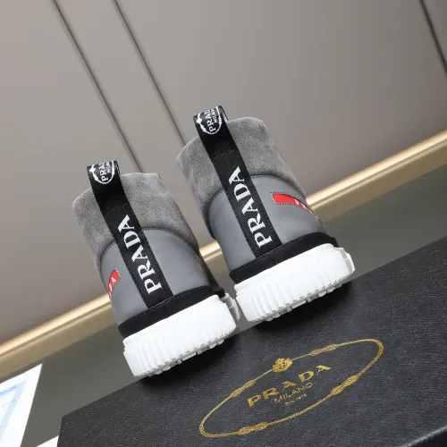 Replica Prada High Top Shoes For Men #1417143 $85.00 USD for Wholesale