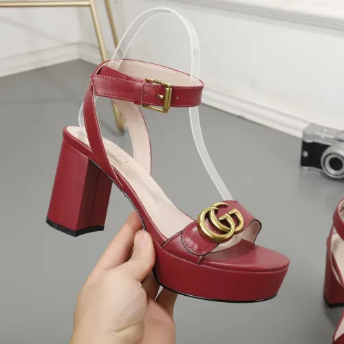 Replica Gucci Sandal For Women #1417353 $80.00 USD for Wholesale