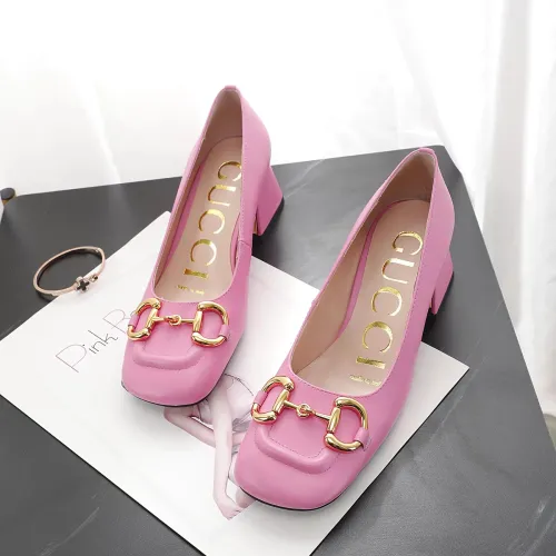 Replica Gucci High-Heeled Shoes For Women #1417418 $82.00 USD for Wholesale