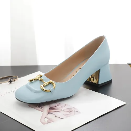 Replica Gucci High-Heeled Shoes For Women #1417419 $82.00 USD for Wholesale