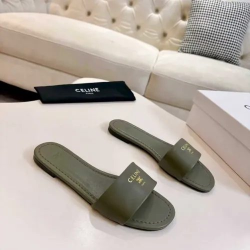 Replica Celine Slippers For Women #1417468 $82.00 USD for Wholesale