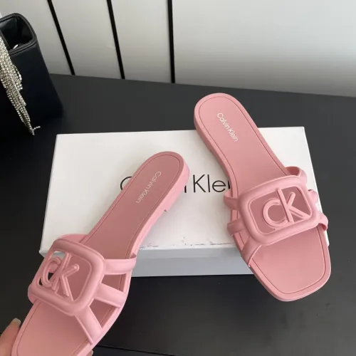 Replica Calvin Klein CK Slippers For Women #1417478 $64.00 USD for Wholesale