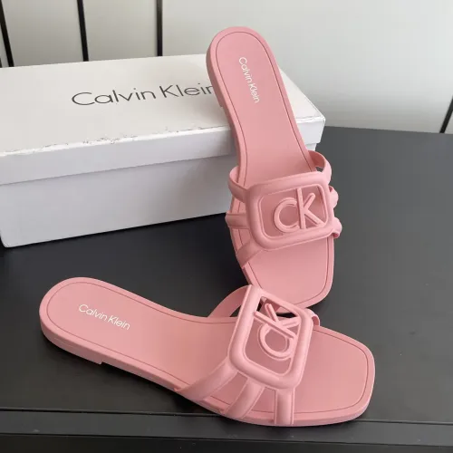 Replica Calvin Klein CK Slippers For Women #1417478 $64.00 USD for Wholesale