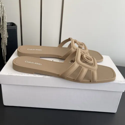 Replica Calvin Klein CK Slippers For Women #1417479 $64.00 USD for Wholesale