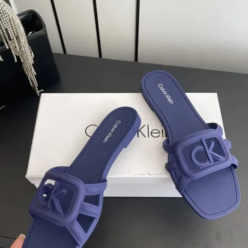 Replica Calvin Klein CK Slippers For Women #1417481 $64.00 USD for Wholesale