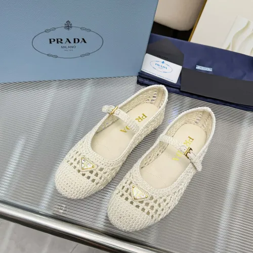 Replica Prada Flat Shoes For Women #1417564 $122.00 USD for Wholesale
