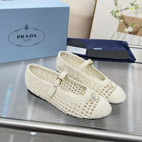 Replica Prada Flat Shoes For Women #1417564 $122.00 USD for Wholesale