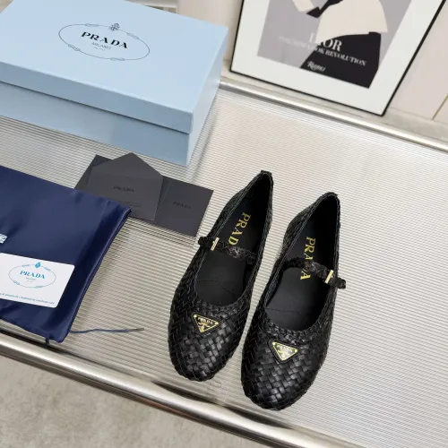 Replica Prada Flat Shoes For Women #1417569 $140.00 USD for Wholesale