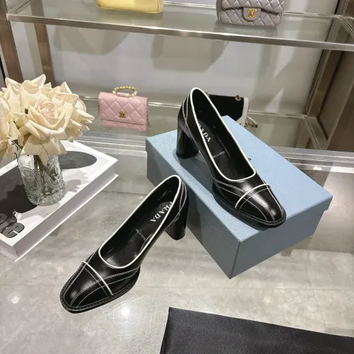 Replica Prada High-heeled Shoes For Women #1417580 $105.00 USD for Wholesale