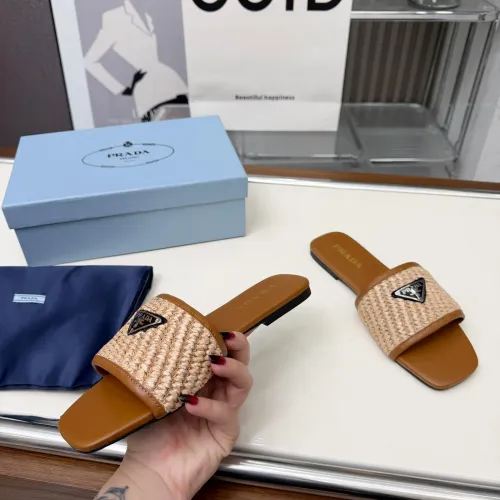 Replica Prada Slippers For Women #1417593 $82.00 USD for Wholesale