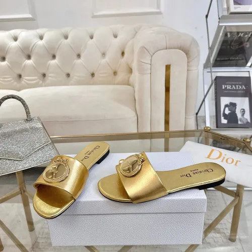 Replica Christian Dior Slippers For Women #1417598 $82.00 USD for Wholesale