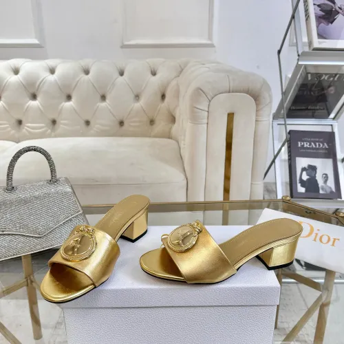 Replica Christian Dior Slippers For Women #1417618 $85.00 USD for Wholesale