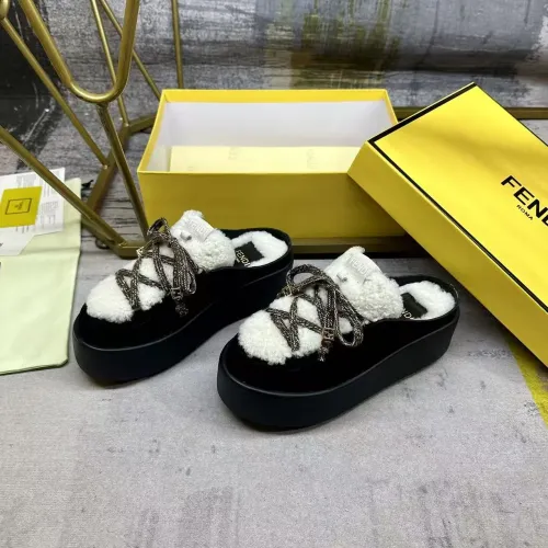 Fendi Slippers For Women #1417647 $98.00 USD, Wholesale Replica Fendi Slippers