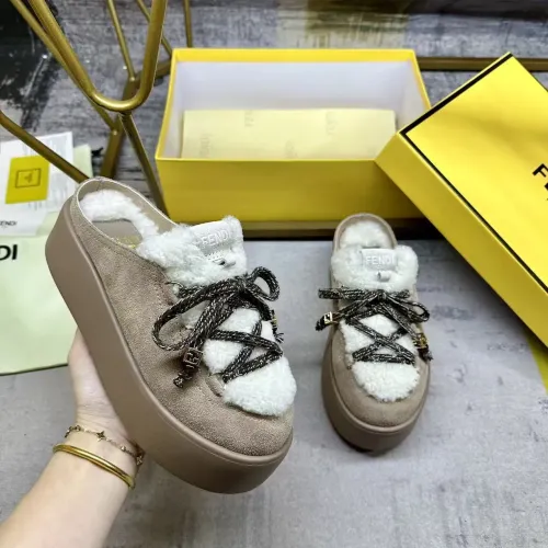 Replica Fendi Slippers For Women #1417648 $98.00 USD for Wholesale
