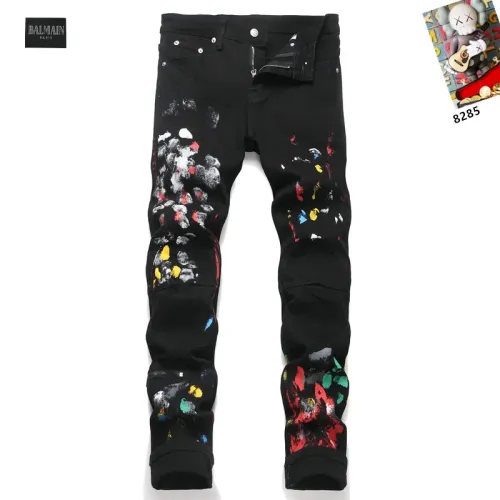 Balmain Jeans For Men #1417704 $48.00 USD, Wholesale Replica Balmain Jeans