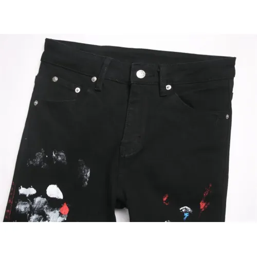 Replica Balmain Jeans For Men #1417704 $48.00 USD for Wholesale