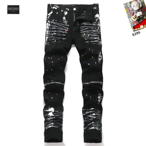 Balmain Jeans For Men #1417705 $48.00 USD, Wholesale Replica Balmain Jeans