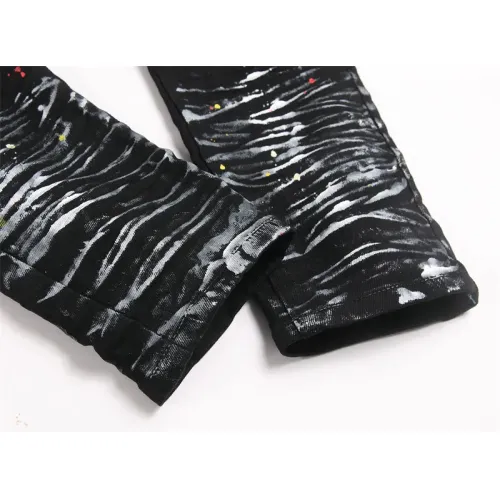 Replica Balmain Jeans For Men #1417705 $48.00 USD for Wholesale