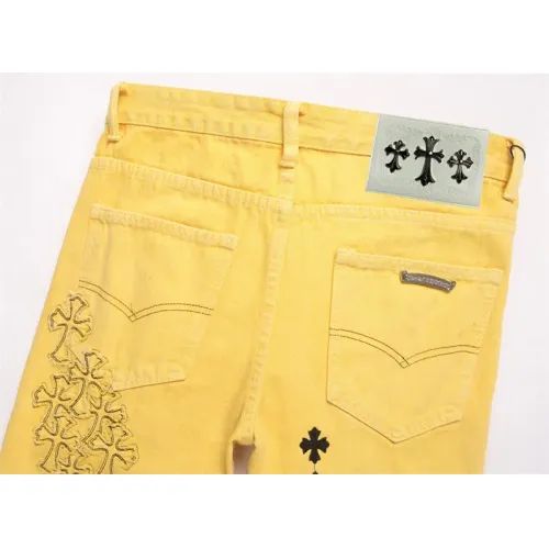 Replica Chrome Hearts Jeans For Men #1417706 $48.00 USD for Wholesale