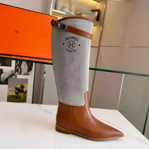 Replica Hermes Boots For Women #1417708 $200.00 USD for Wholesale