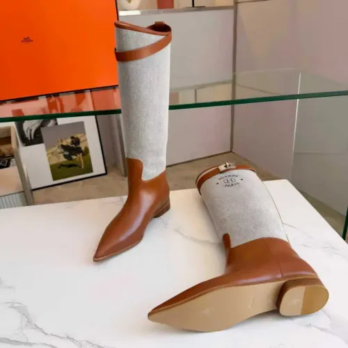 Replica Hermes Boots For Women #1417708 $200.00 USD for Wholesale