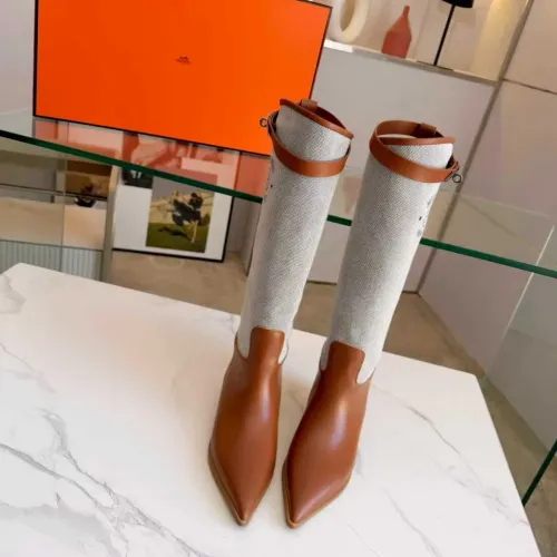Replica Hermes Boots For Women #1417708 $200.00 USD for Wholesale
