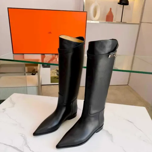 Replica Hermes Boots For Women #1417711 $200.00 USD for Wholesale