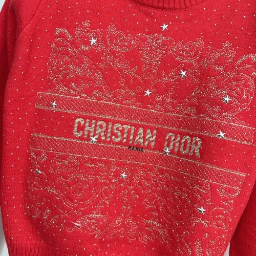 Replica Christian Dior Sweaters Long Sleeved For Women #1417726 $72.00 USD for Wholesale