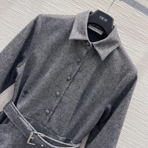 Replica Christian Dior Dresses Long Sleeved For Women #1417733 $108.00 USD for Wholesale
